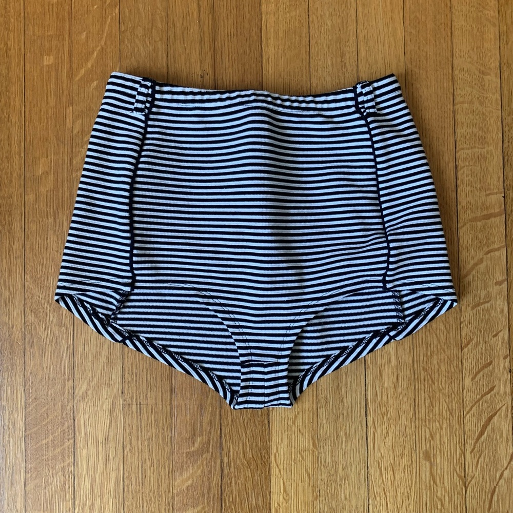 COOPERATIVE striped retro hot shorts
